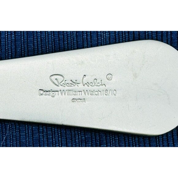 Robert Welch PENDULUM Serving Table Spoon Dot Stainless Satin 9 7/8 inch Single - Picture 5 of 6